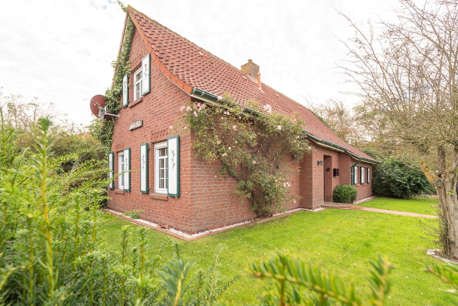 Familienhaus Am Meer Nessmersiel Dornum Exteriör bild